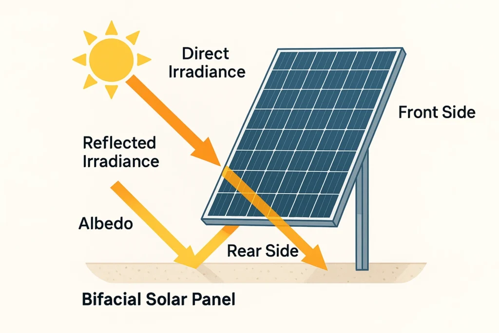 bifacial solar panels